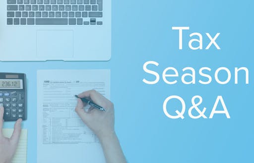 2020 tax season Q and A.