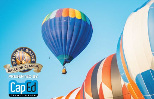 Spirit of Boise Balloon Classic, presented by CapEd Credit Union.