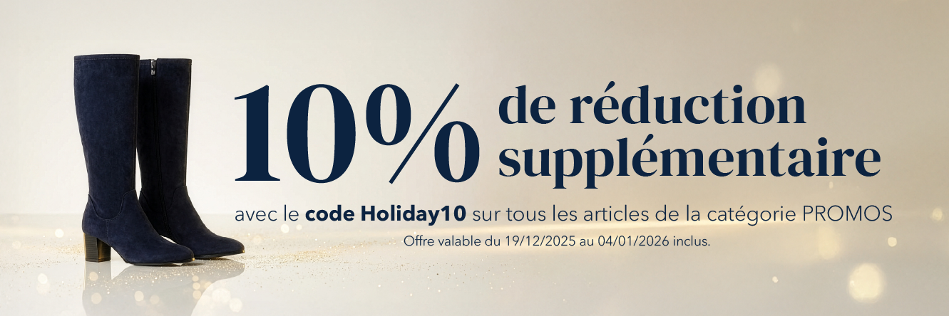 Économisez 10 % supplémentaires sur la catégorie PROMOS avec le code HOLIDAY10