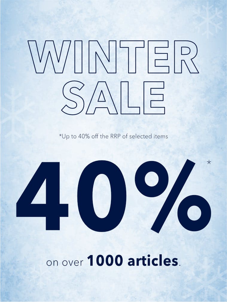 Winter SALE on over 1000 articles