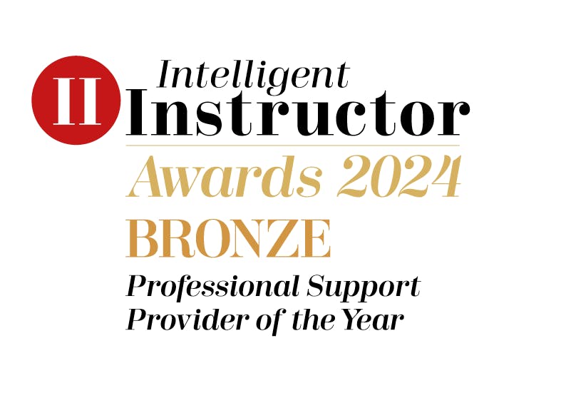 Intelligent Instructor Awards 2024 Bronze Winner Professional Support Provider of the Year Logo