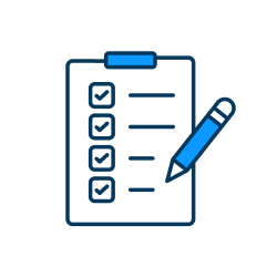 a checklist flat vector icon