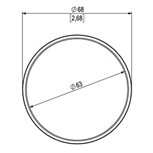 drawing CANEO series40 Puck Frontansicht