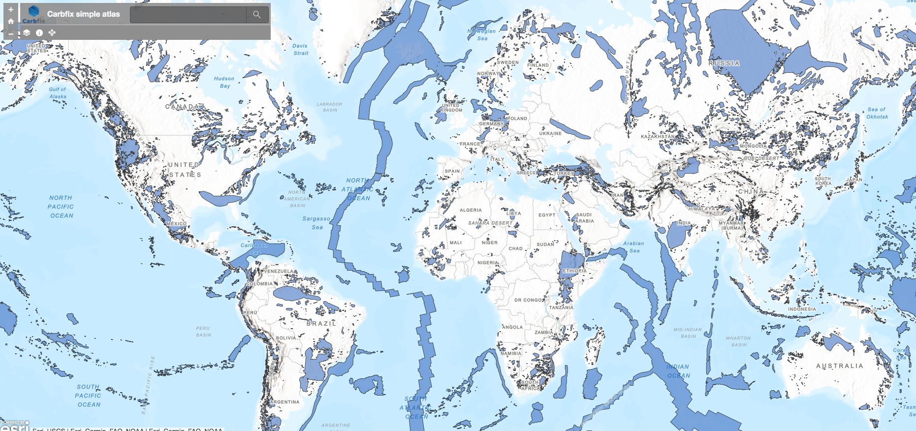 Screenshot from the Carbfix Atlas.