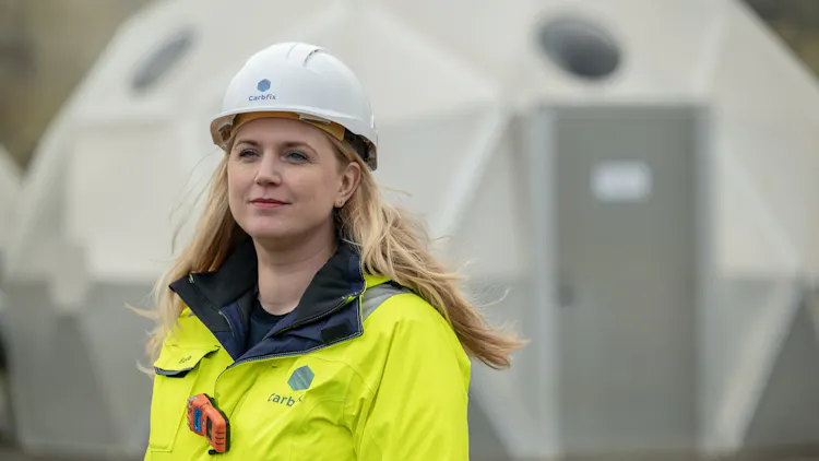 „Við munum vinna með leiðandi vísindafólki og frumkvöðlum til að kanna geymslumöguleika Tamarack-svæðisins og þróa lausnir sem hægt er að nota bæði þar og víðar.“ Edda Sif Pind Aradóttir, framkvæmdastýra Carbfix.