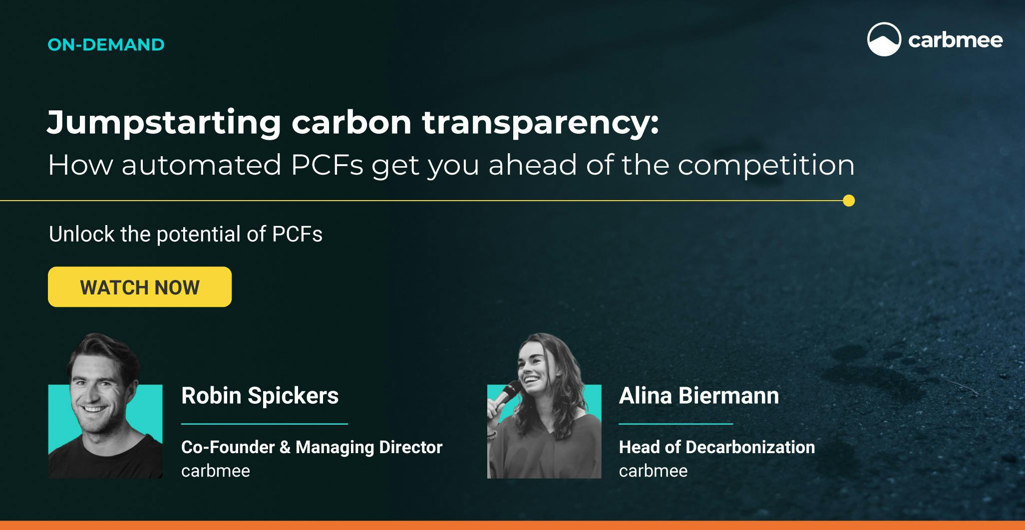 Jumpstarting carbon transparency: How automated PCFs get you ahead of the competition