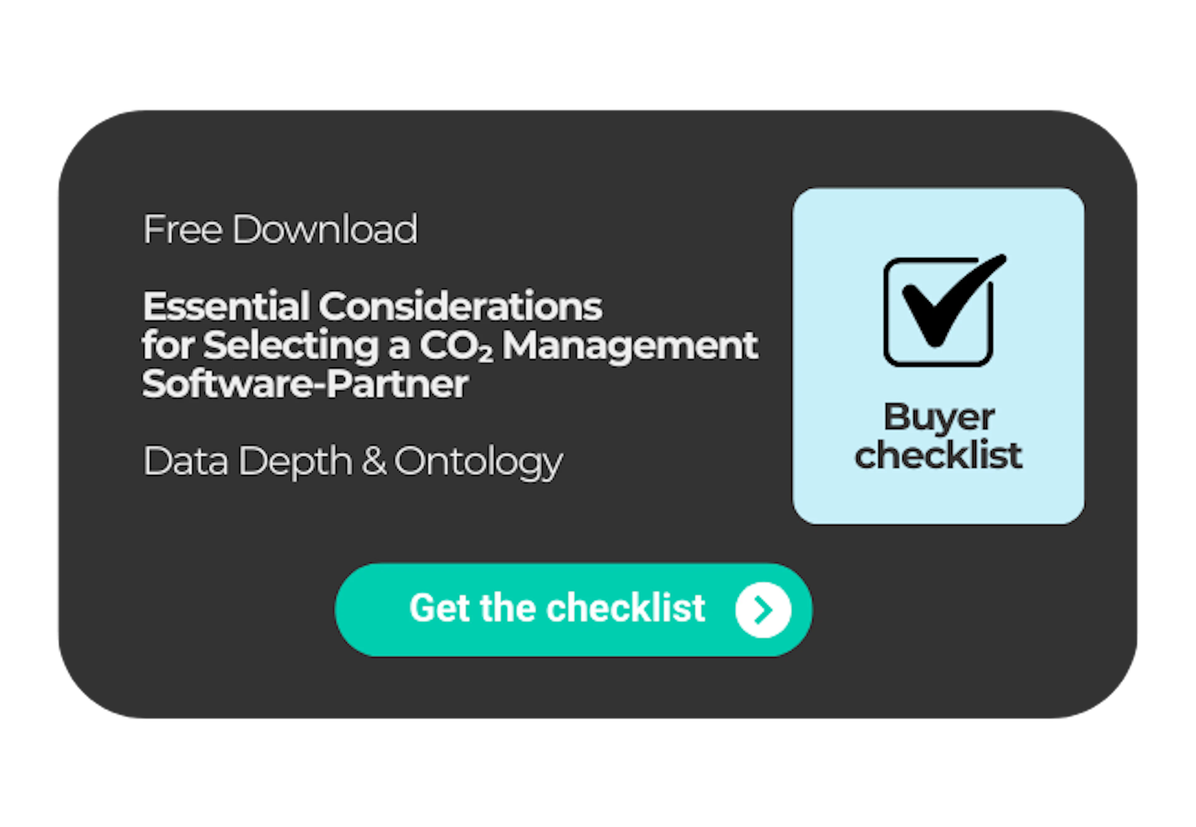 Checklist for Software Selection: CO2 Management Software