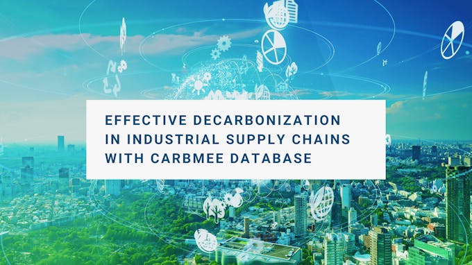 Carbon metrics in carbmee DB for industrial decarbonization