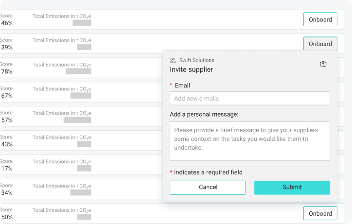 Personalized Supplier Onboarding with carbmee EIS™ for Efficient Data Collection