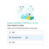 cbam report ready carbmee