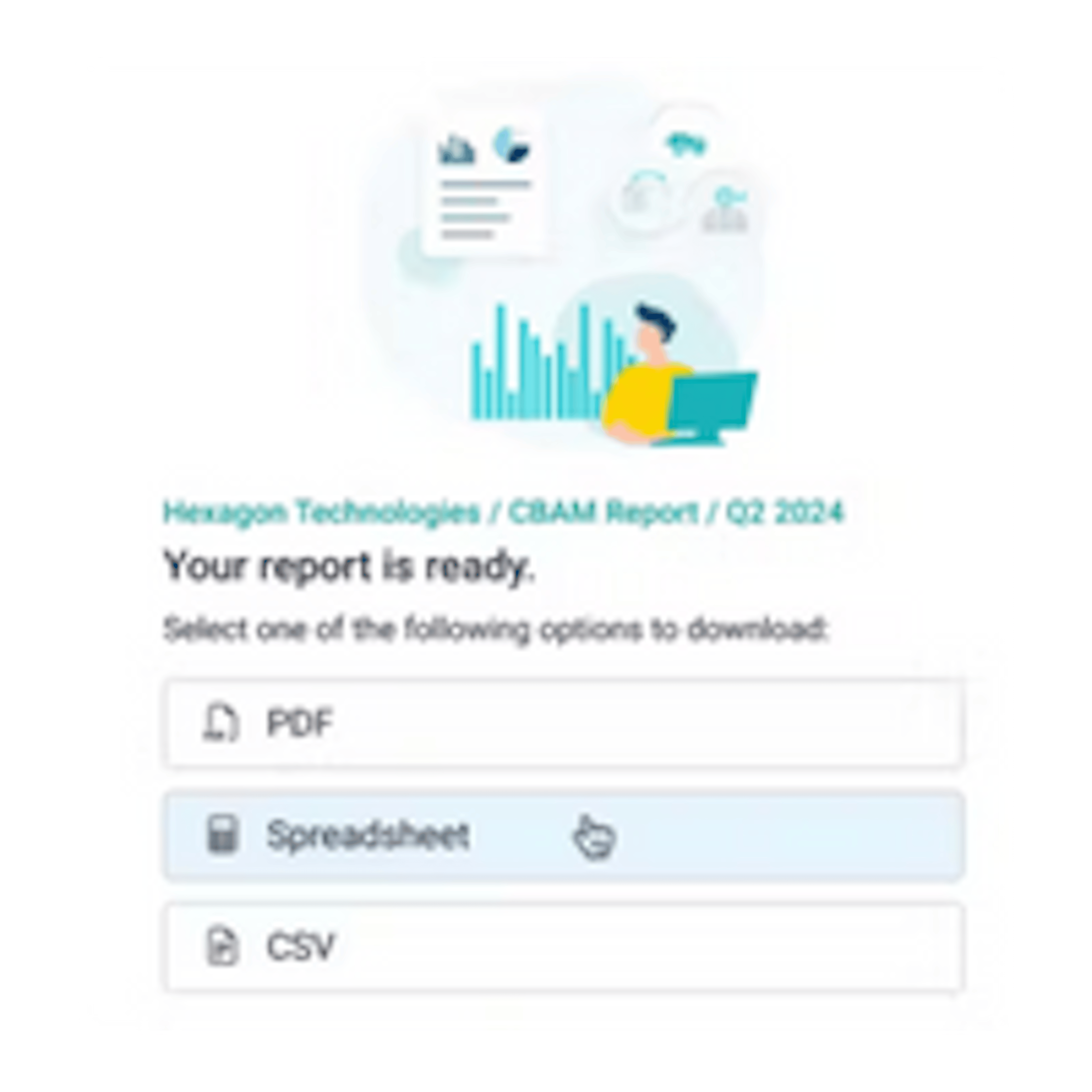 cbam report ready carbmee