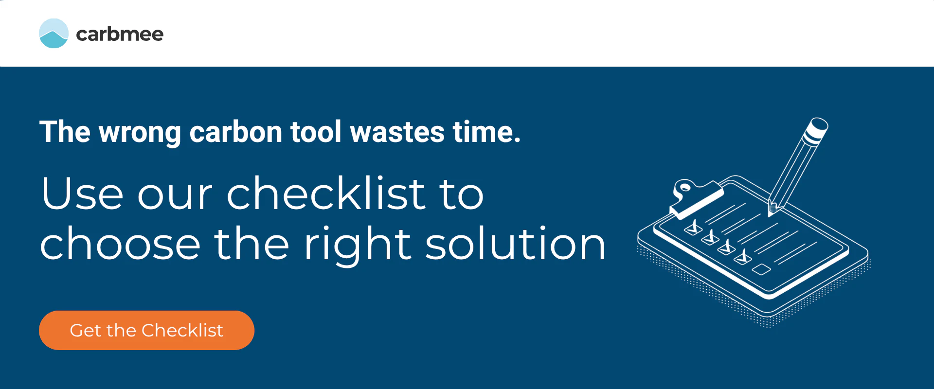 CO2 Management Tool Checklist carbmee