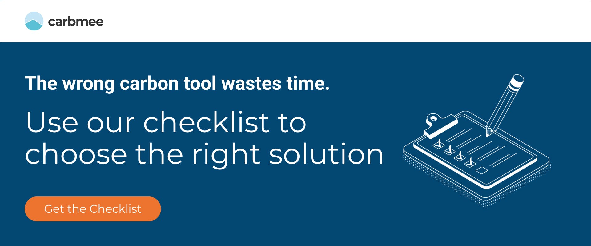 CO2 Management Tool Checklist carbmee