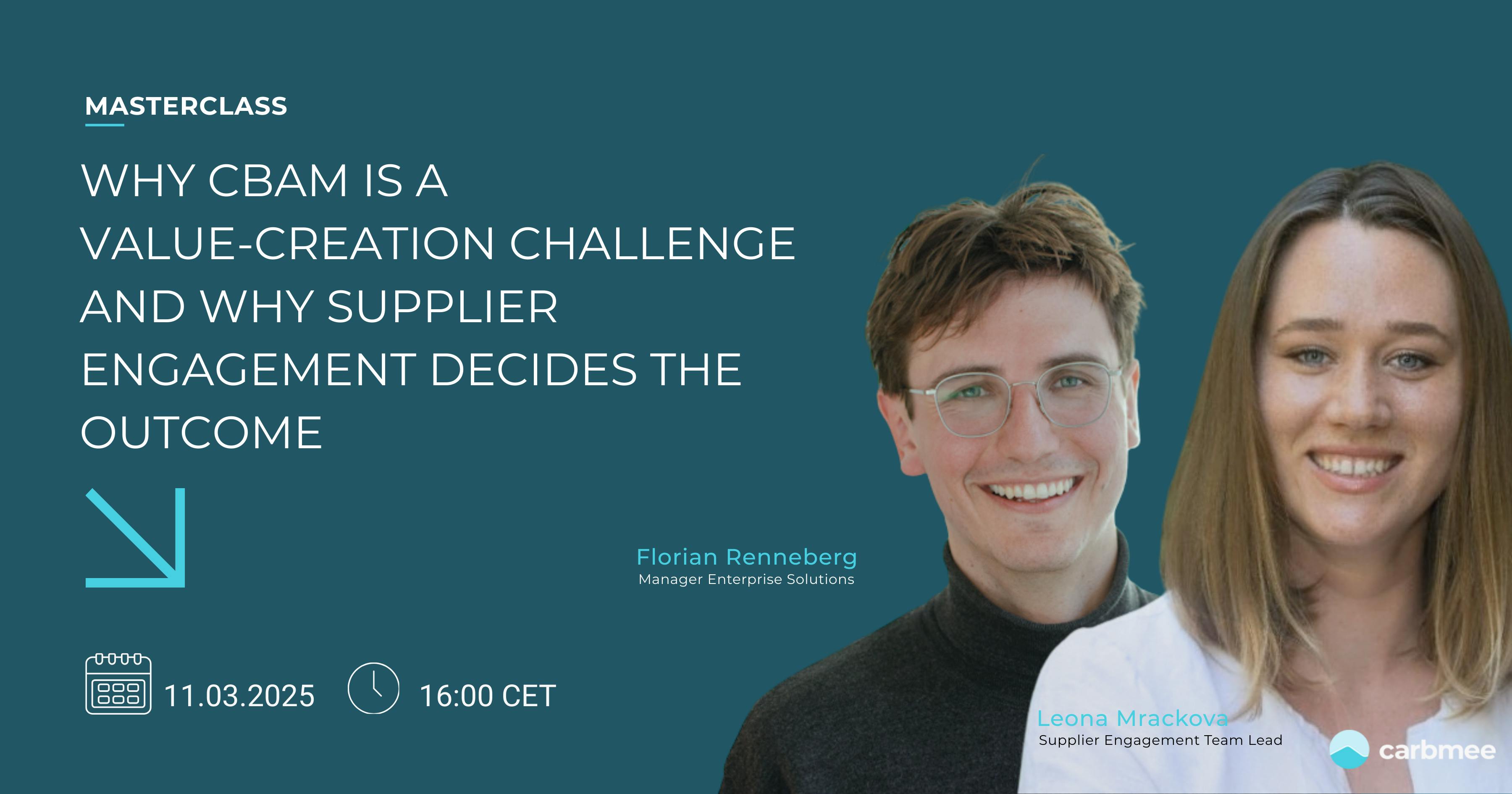 Masterclass CBAMSupplier