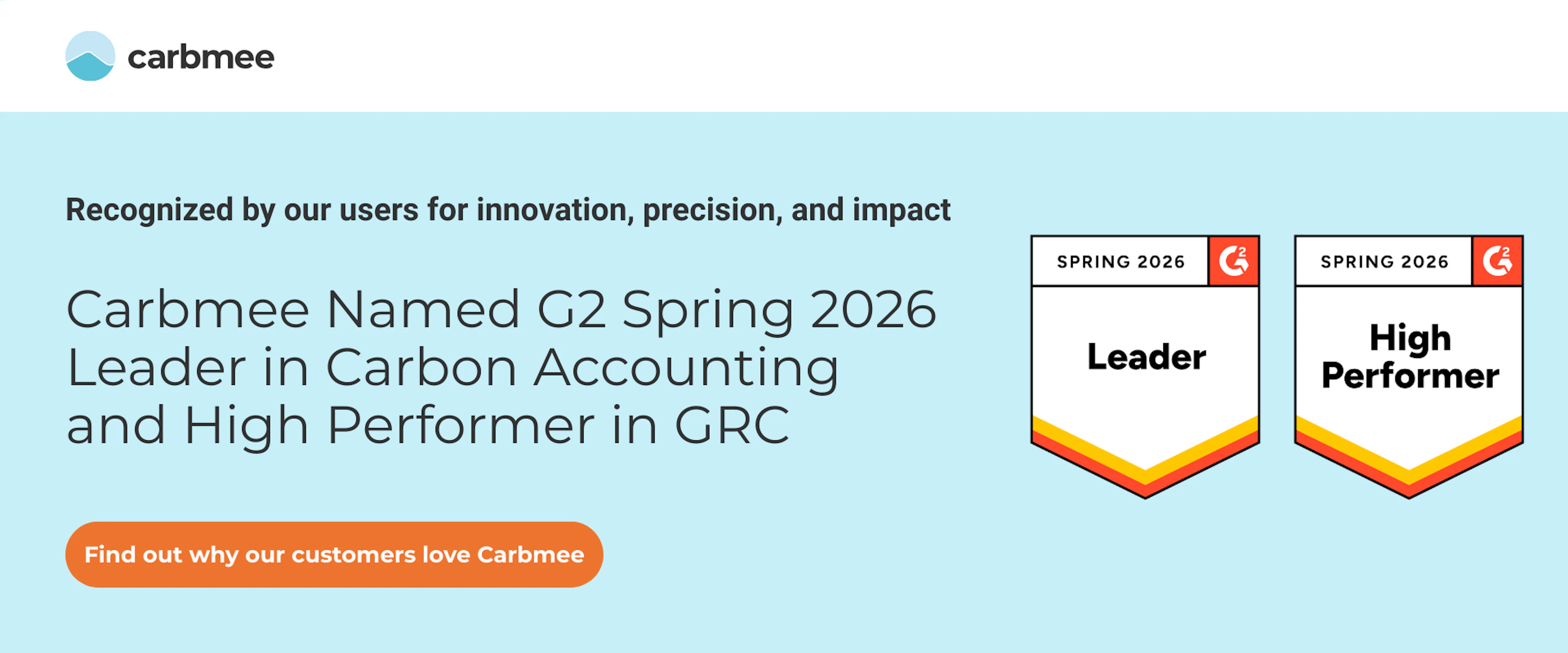 carbmee g2 spring leader banner
