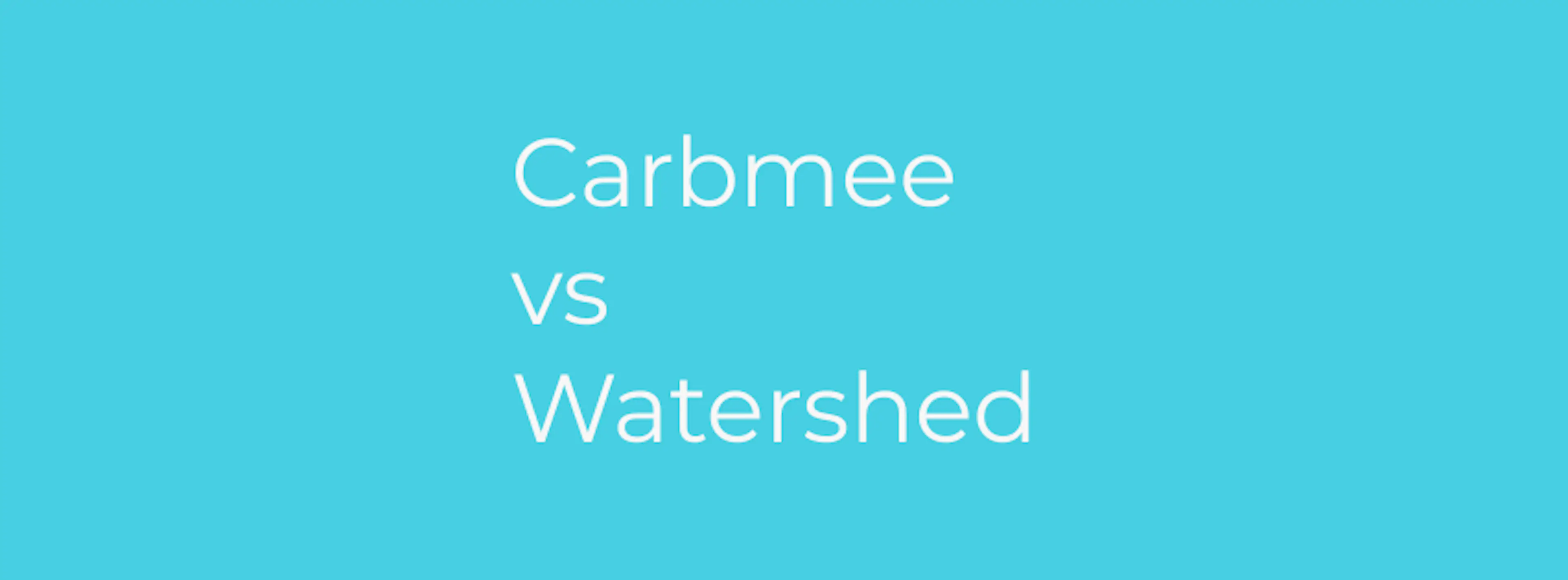 carbmee vs watershed