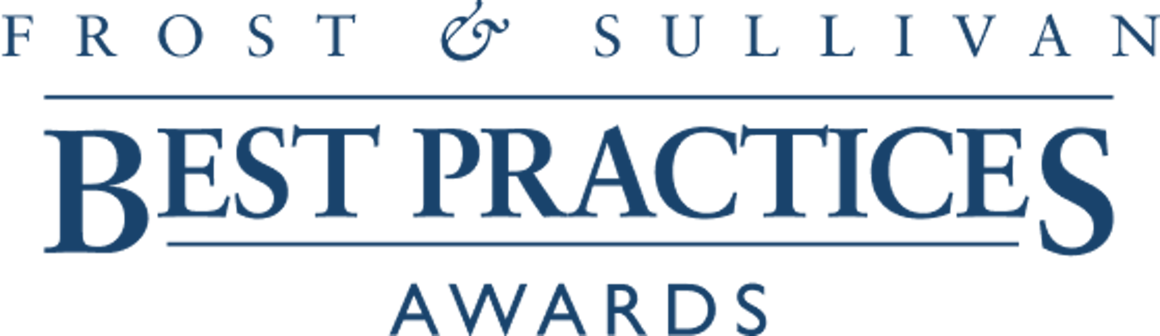 Frost & Sullivan Best Practices Awards