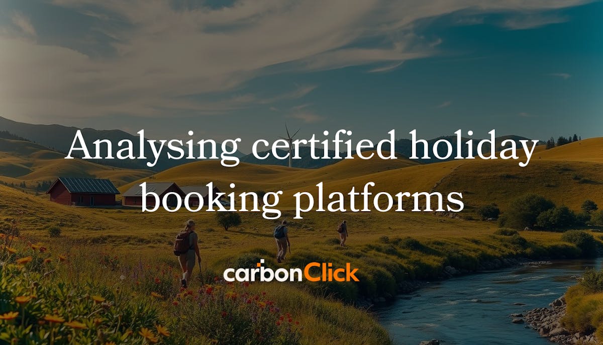 Analysing certified holiday booking platforms