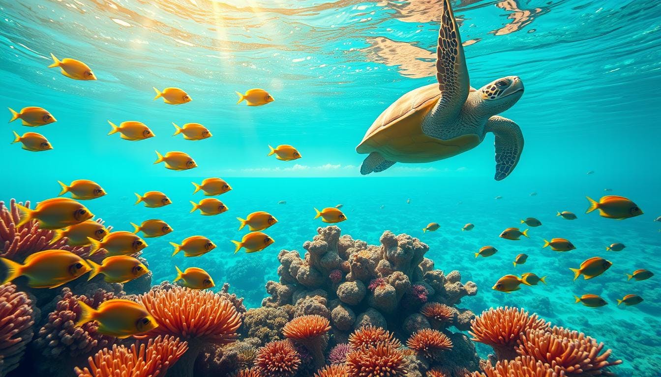 Raja Ampat's diverse marine life, including coral reefs and sperm whales, highlights responsible diving, artificial reefs, and conservation efforts in protected marine areas