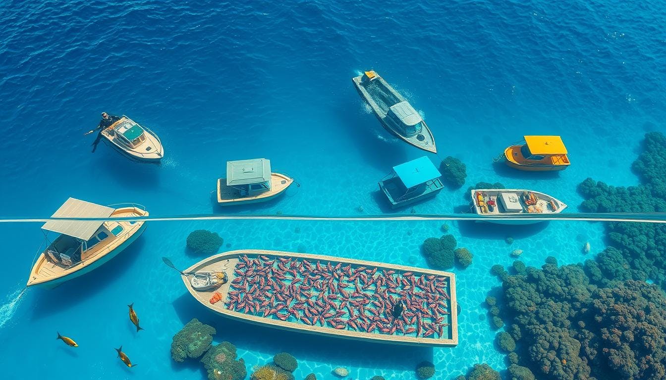 Innovative fishing practices and technology in the US help protect marine life while supporting coastal economies.