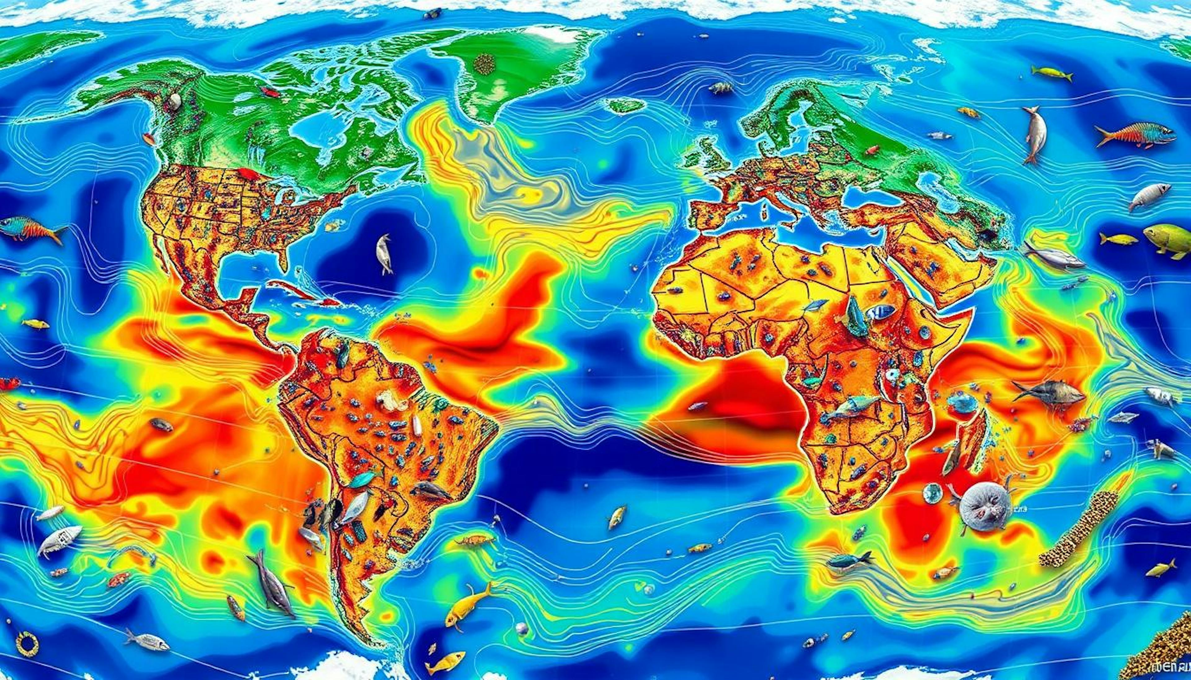 Climate change is disrupting marine migration patterns, affecting species distribution, food chains, and ecosystems.