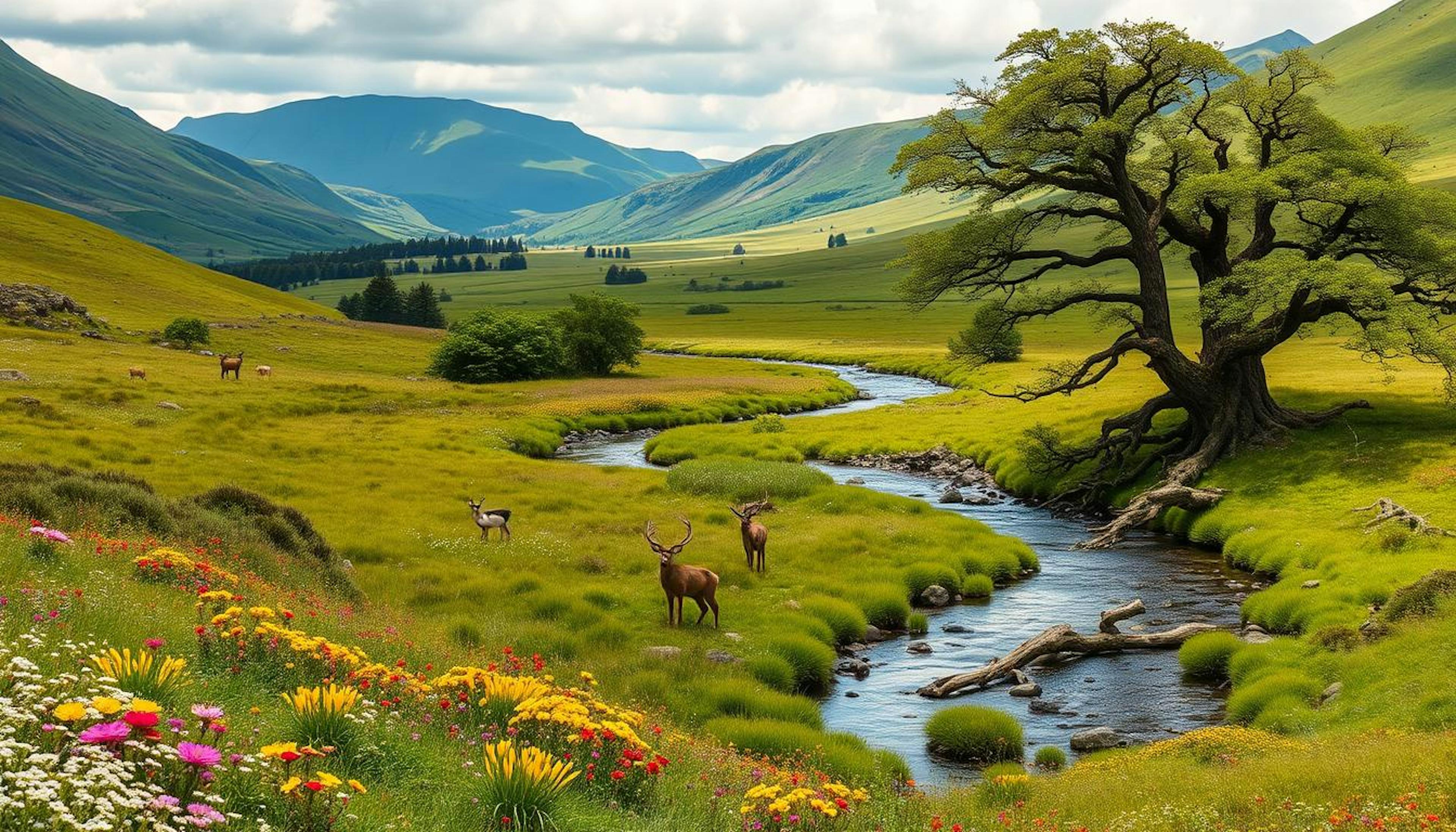 The UK leads ecosystem restoration with Scotland's rewilding efforts and Wales' landscape rehabilitation projects for biodiversity.