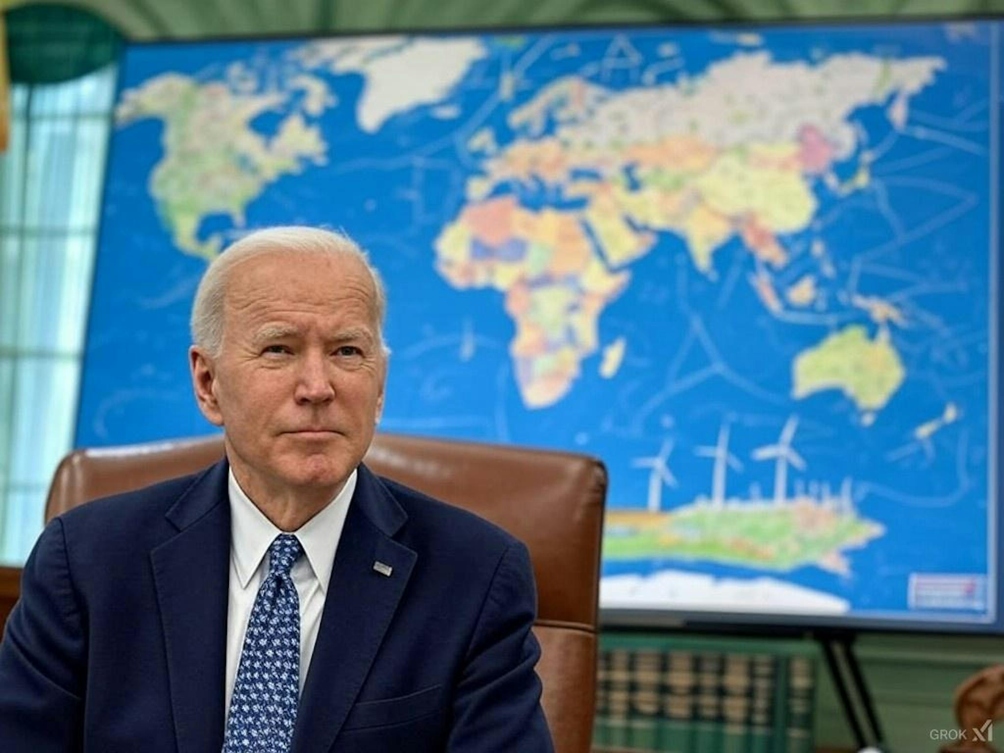 global climate cooperation led by the Biden administration, featuring renewable energy, diplomacy, and international collaboration.