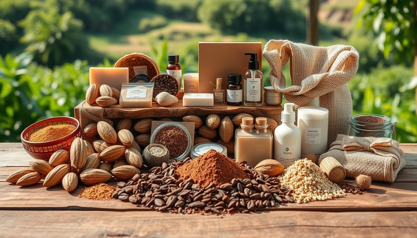 Cocoa byproducts are repurposed into biomass, compost, and new food products.