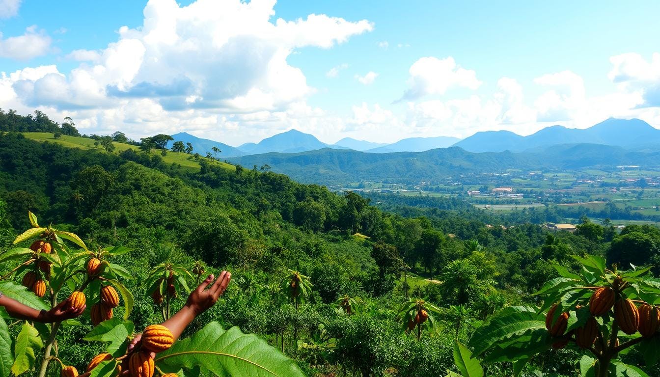 Efforts to improve cocoa farming focus on traceability, sustainable practices, and forest protection.
