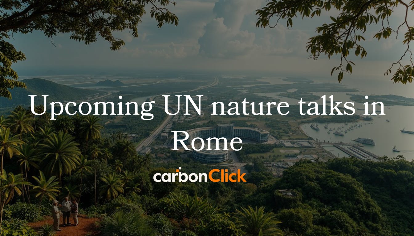 Upcoming UN nature talks in Rome