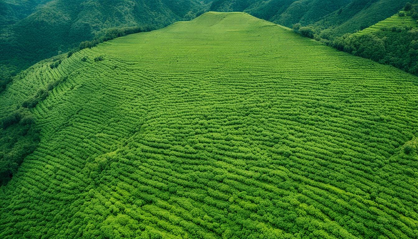 Challenges of soil degradation and erosion in coffee plantations, including nutrient loss and sustainable farming solutions.