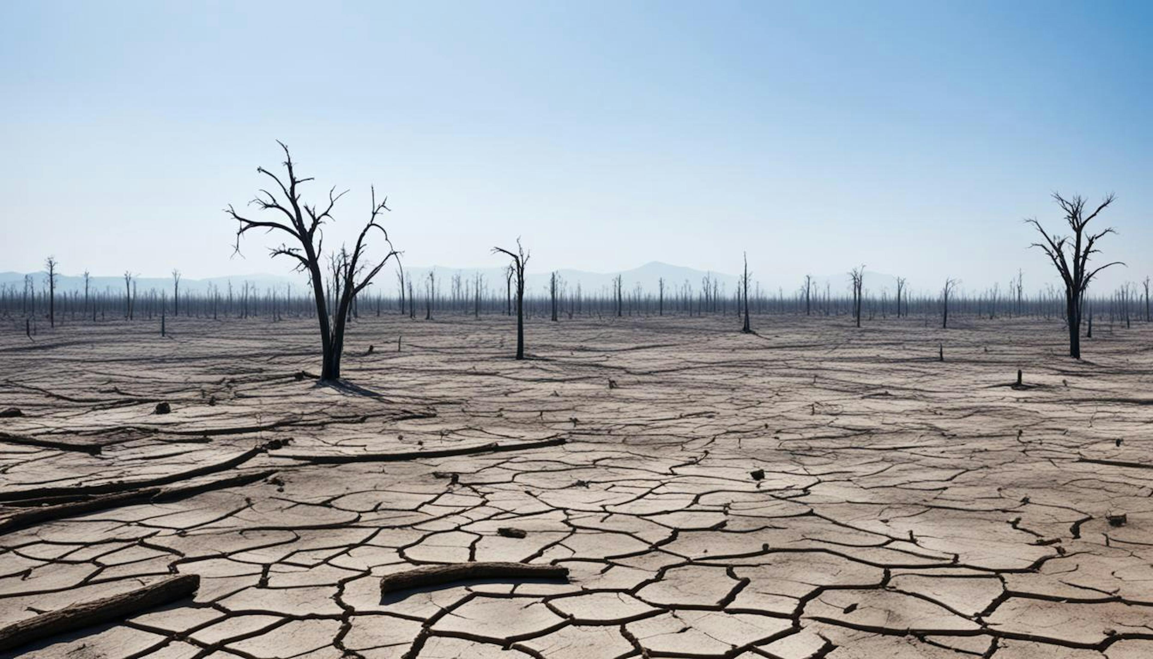 Illustration of deforestation in Australia, highlighting its effects on soil degradation, salinity, and economic costs.