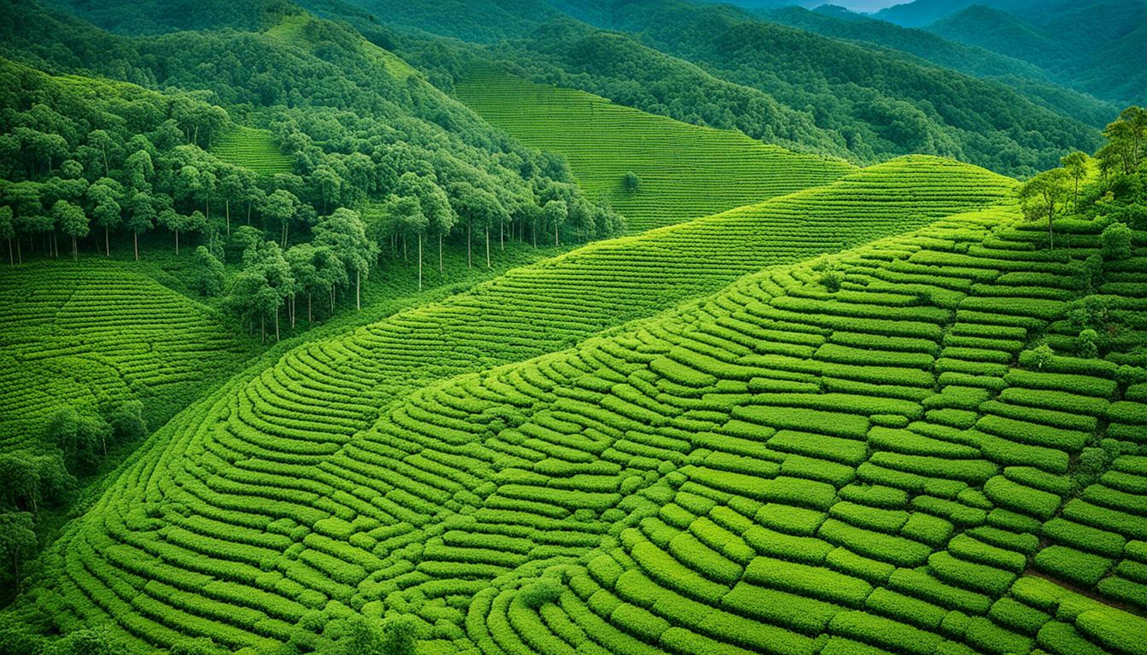 Deforestation and habitat loss due to increased coffee production and the shift to sun-tolerant coffee farms.