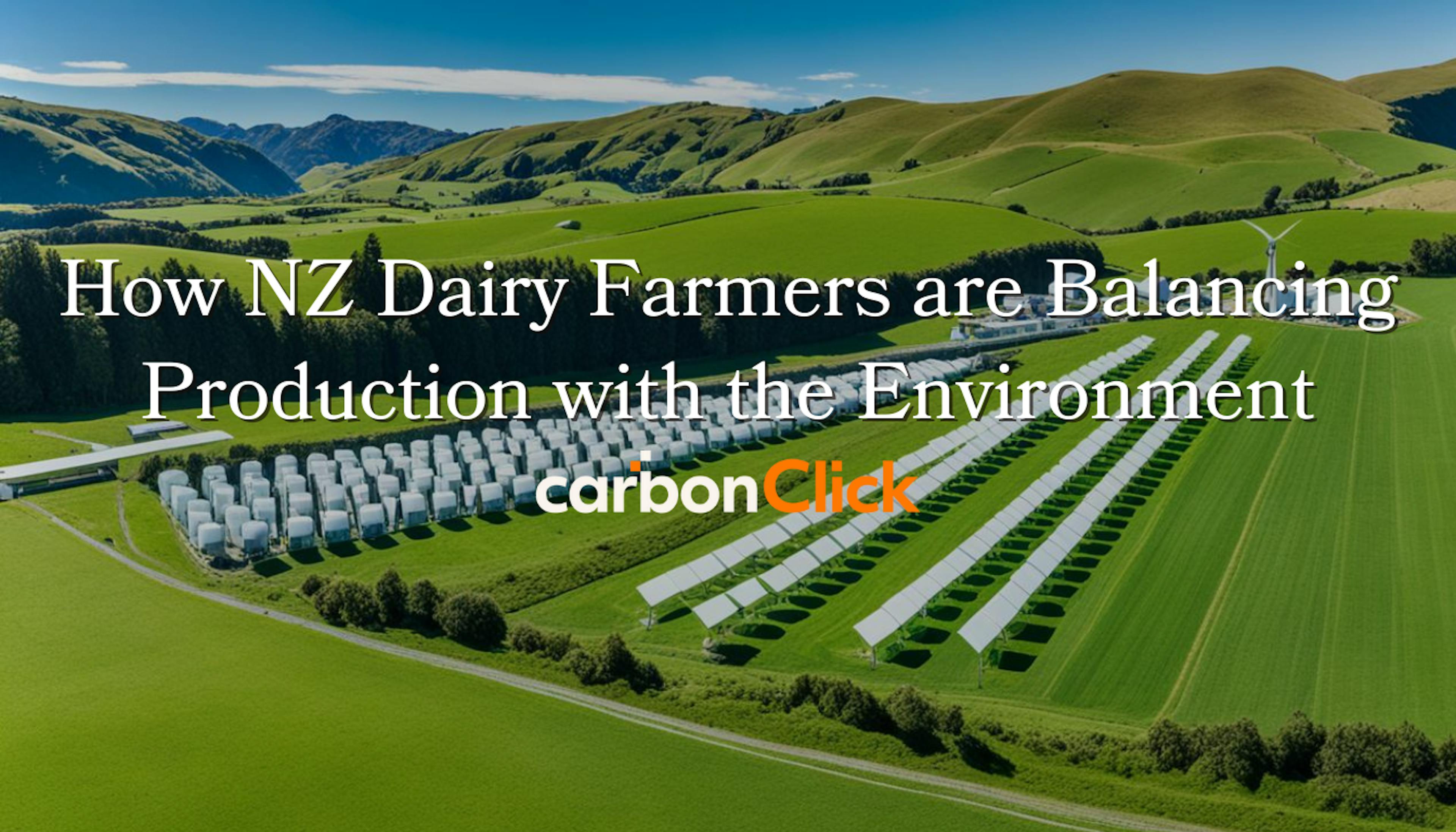 How NZ Dairy Farmers are Balancing Production with the Environment.