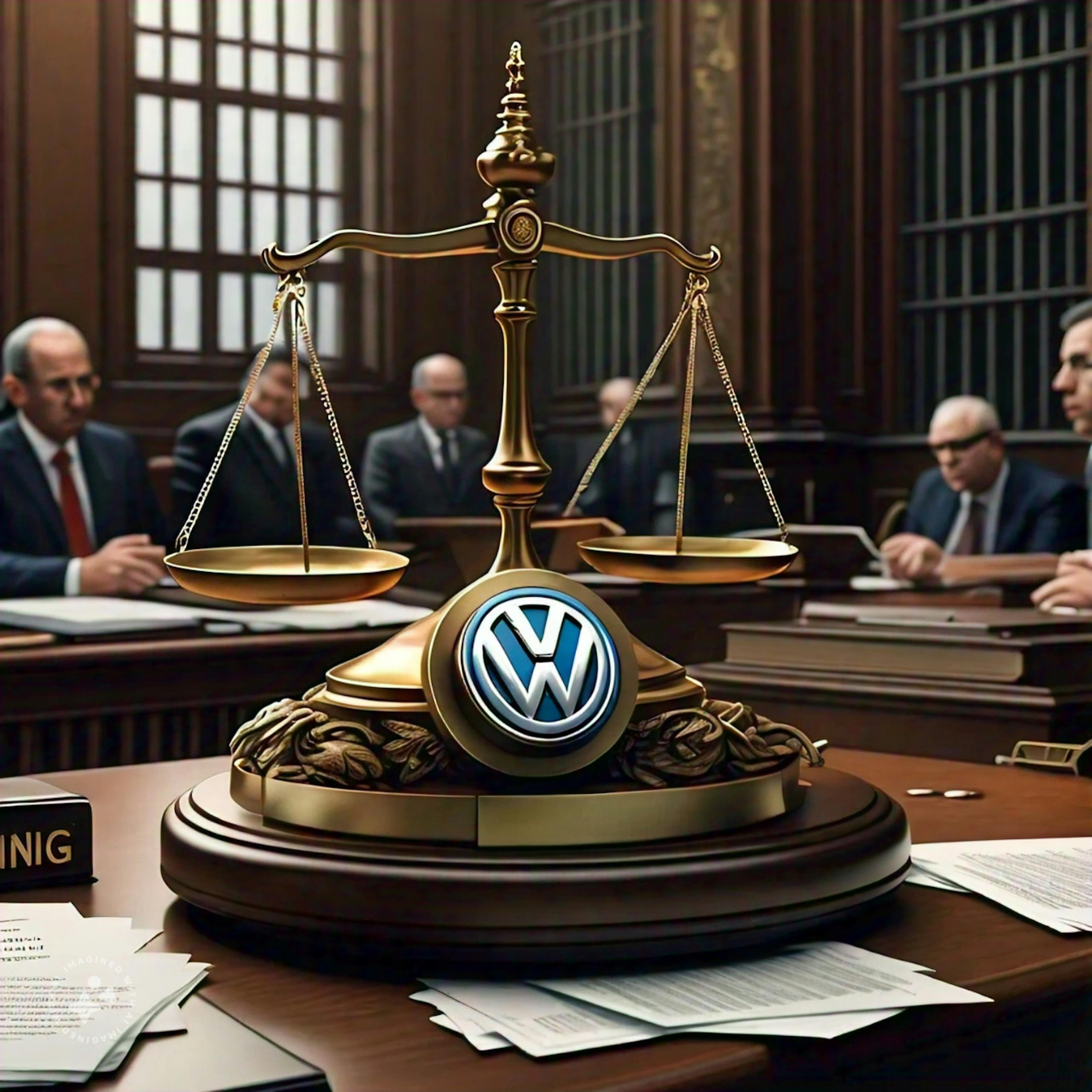 Volkswagen’s legal and corporate accountability post-emissions scandal, featuring court cases involving executives, collective consumer claims under the Civil Litigation Act, and corporate reforms with a focus on improved governance and financial reserves for legal and cleanup costs