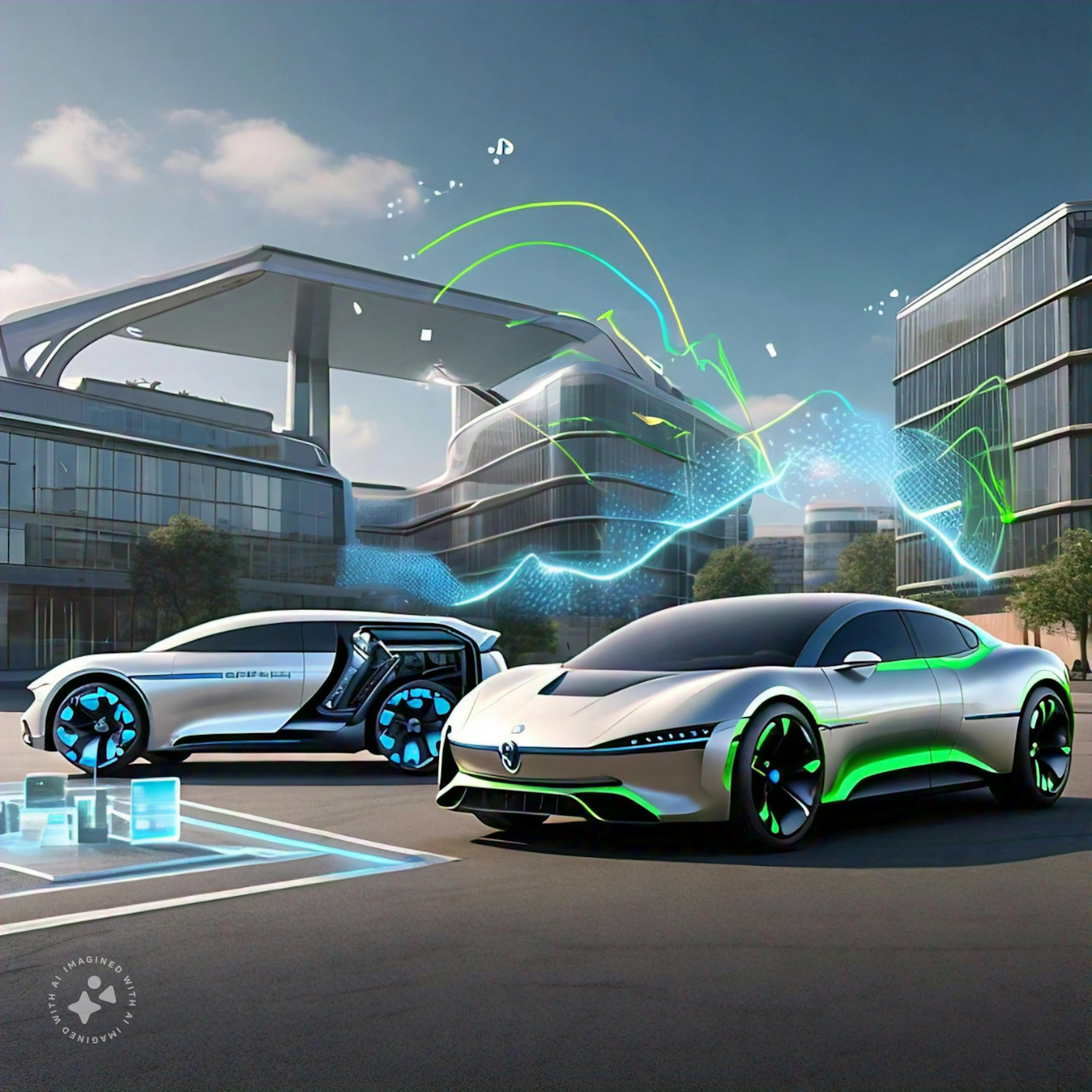 comparison of a hydrogen combustion engine vehicle and a fuel cell electric vehicle, highlighting differences in technology and efficiency.