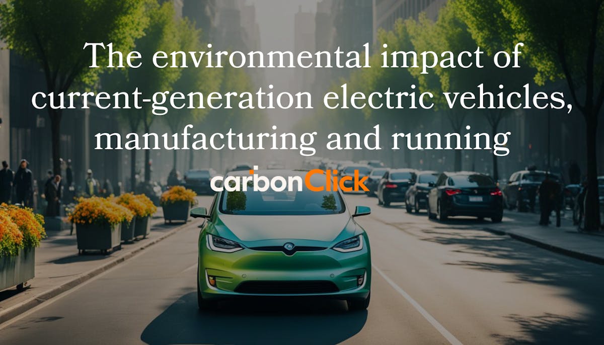 An overview of the environmental impact of electric vehicles, including their production and use of renewable energy.