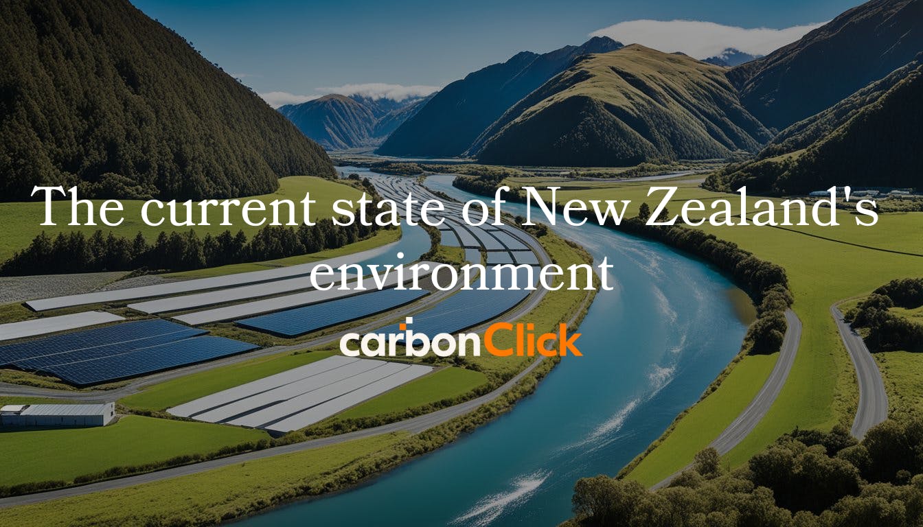 nature scene of New Zealand environment