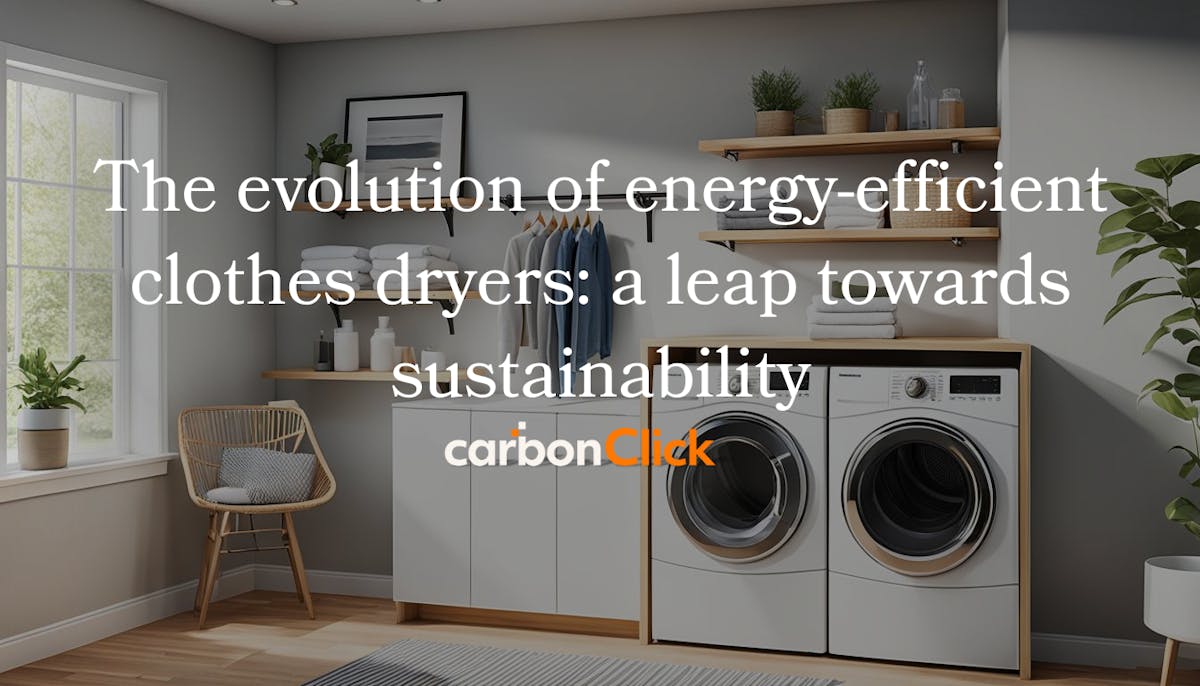 The evolution of energy-efficient clothes dryers: a leap towards sustainability