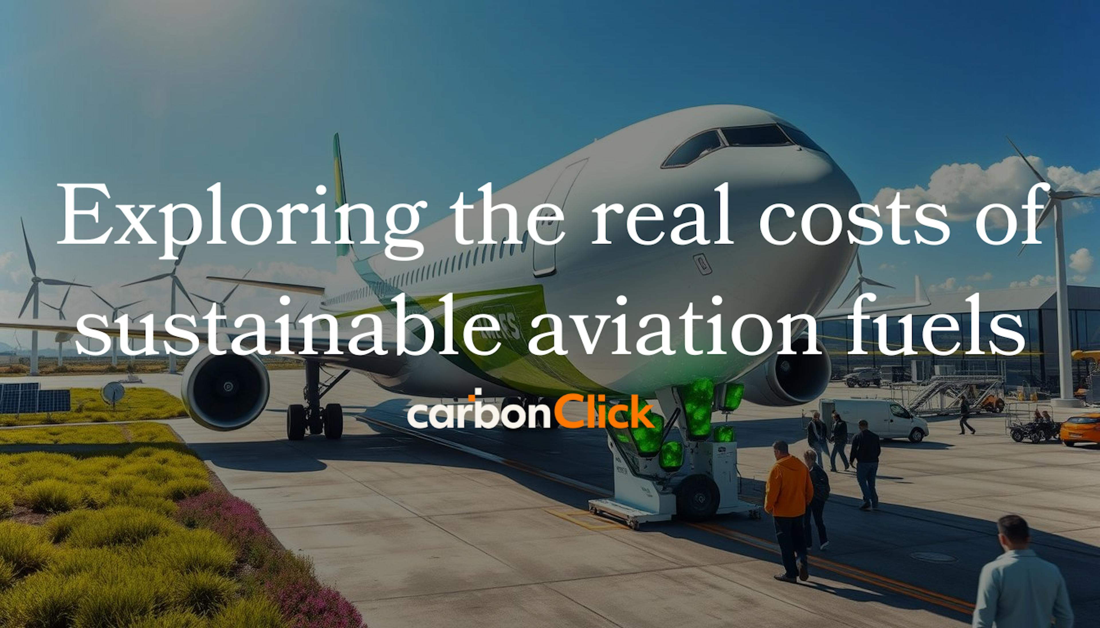 Exploring the real costs of sustainable aviation fuels.