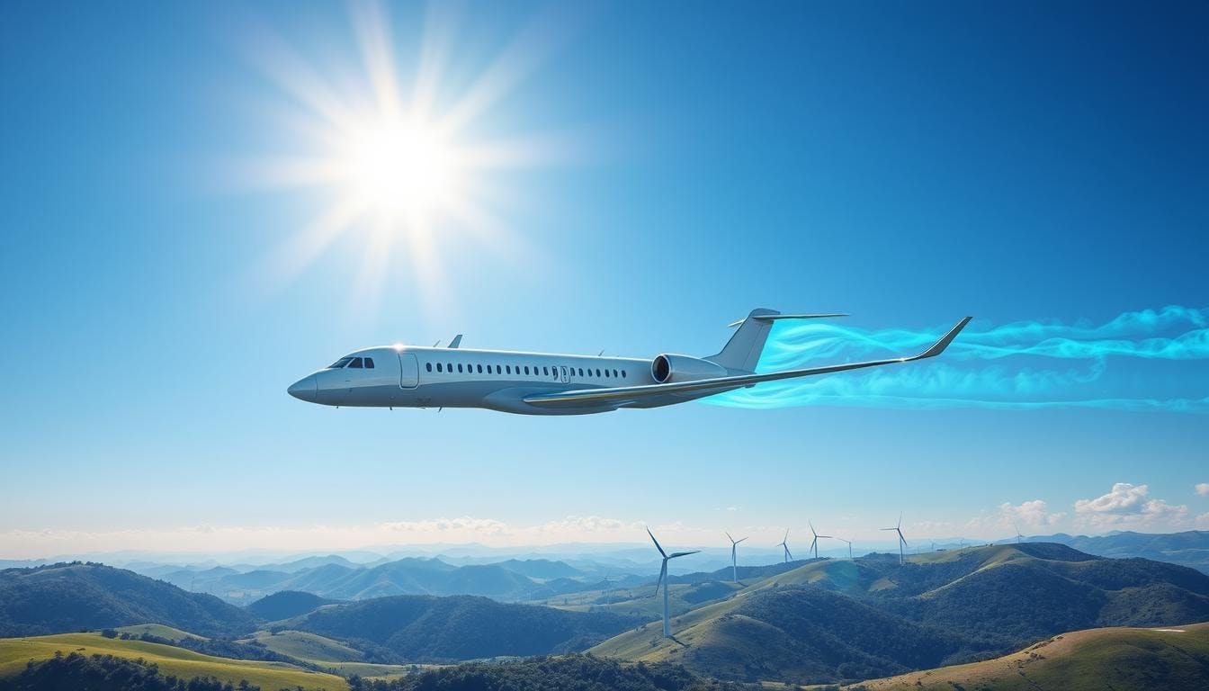 the benefits of Sustainable Aviation Fuel (SAF) in reducing greenhouse gas emissions and its role in achieving net-zero carbon by 2050.