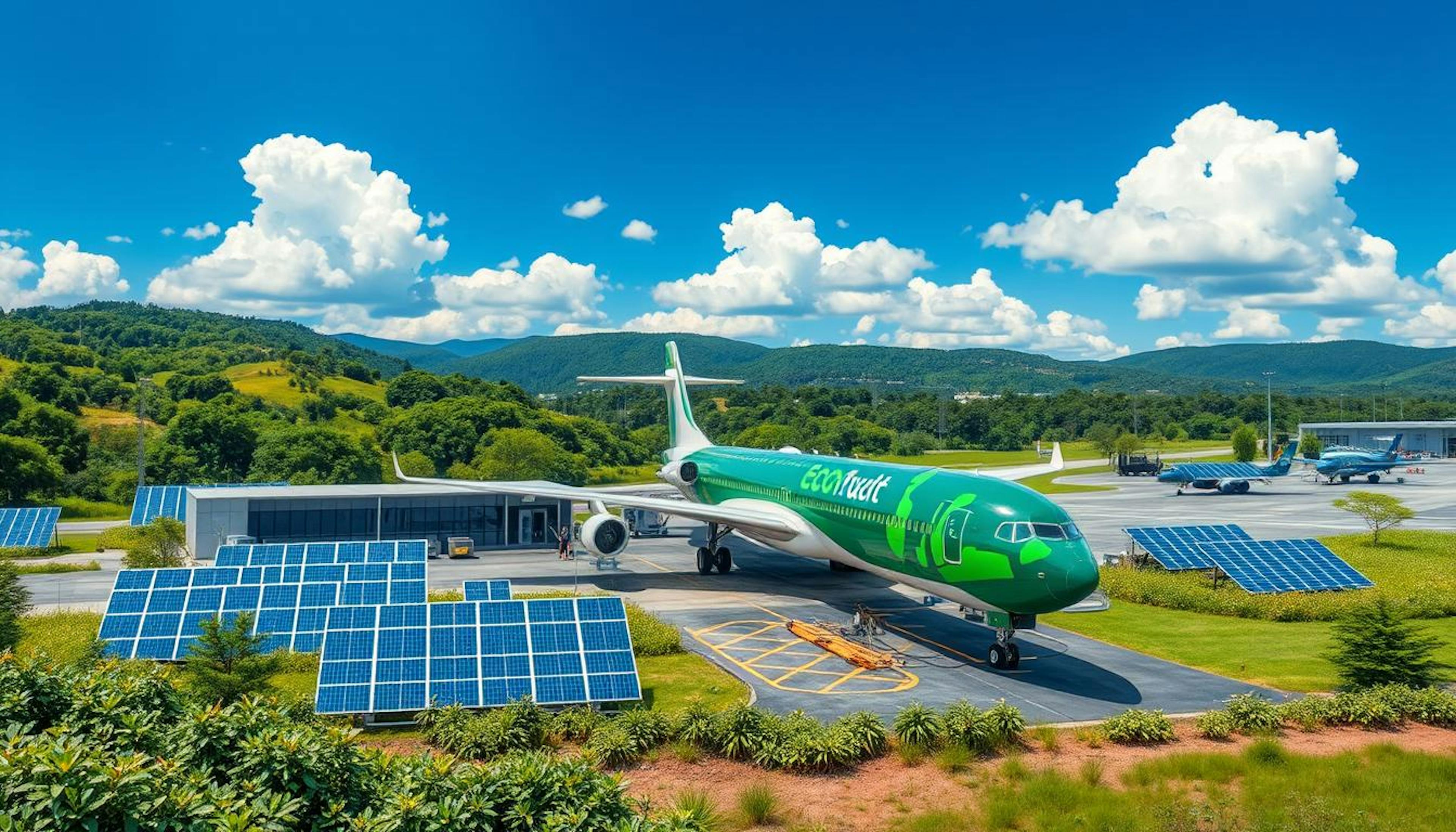 The aviation industry's goals for carbon neutrality by 2050, focusing on Sustainable Aviation Fuel (SAF) to reduce emissions and promote sustainability.