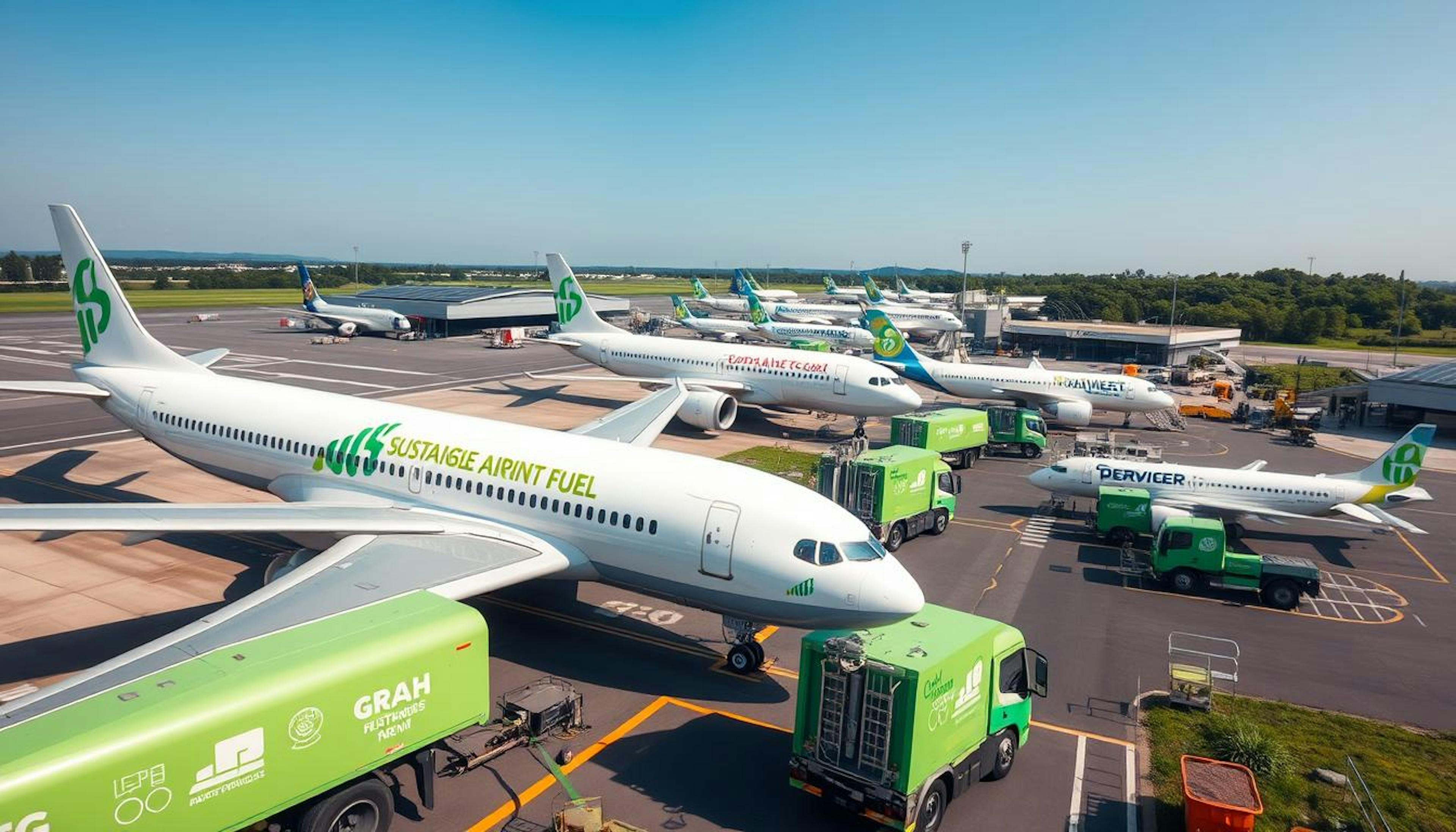 global sustainable aviation fuel (SAF) success stories, including New Zealand's initiative to produce SAF for a quarter of its flights, and targets set by International Airlines Group (IAG) and Rolls-Royce for emissions reduction and carbon neutrality.