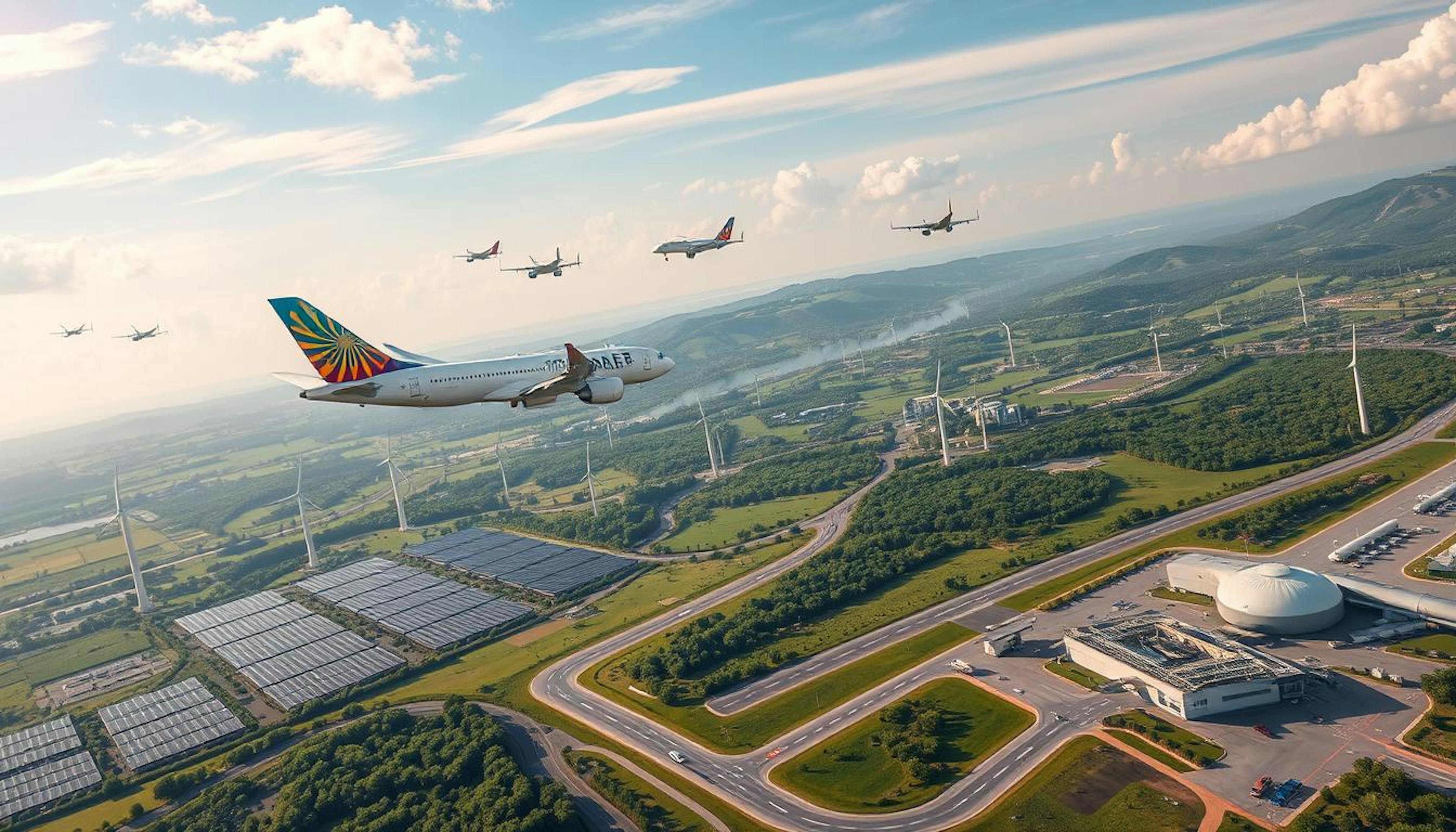 Airbus is advancing its use of Sustainable Aviation Fuel (SAF) with goals to reach 15% by 2024 and 30% by 2030, alongside supporting SAF use for employee travel and flight tests.