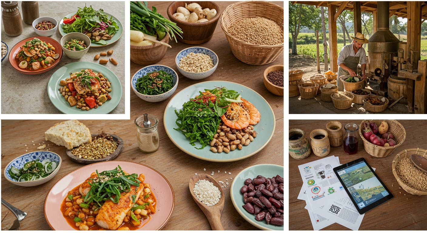 Artisanal producer working with traditional tools and ingredients, amidst challenges like rising land prices and climate change.