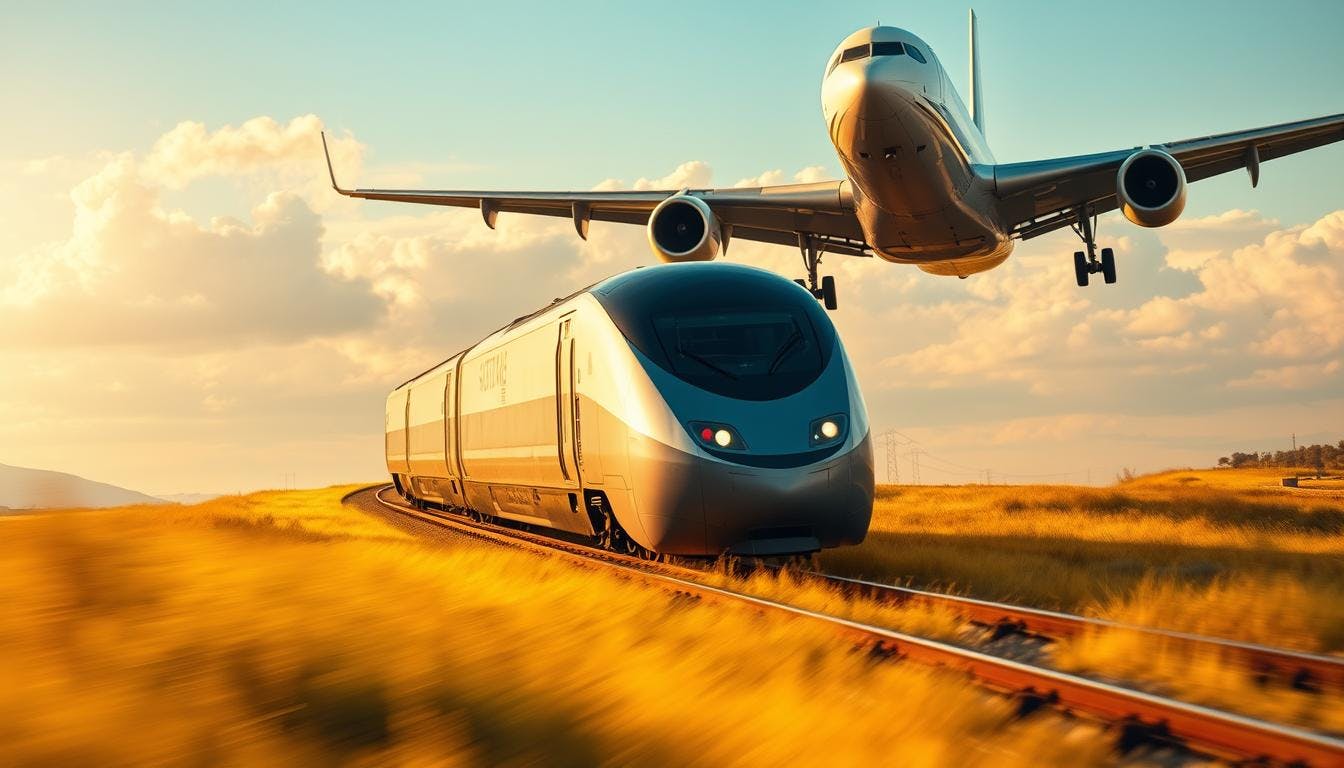 Rail travel offers faster, more comfortable, and less stressful journeys, especially for trips under 4 hours.