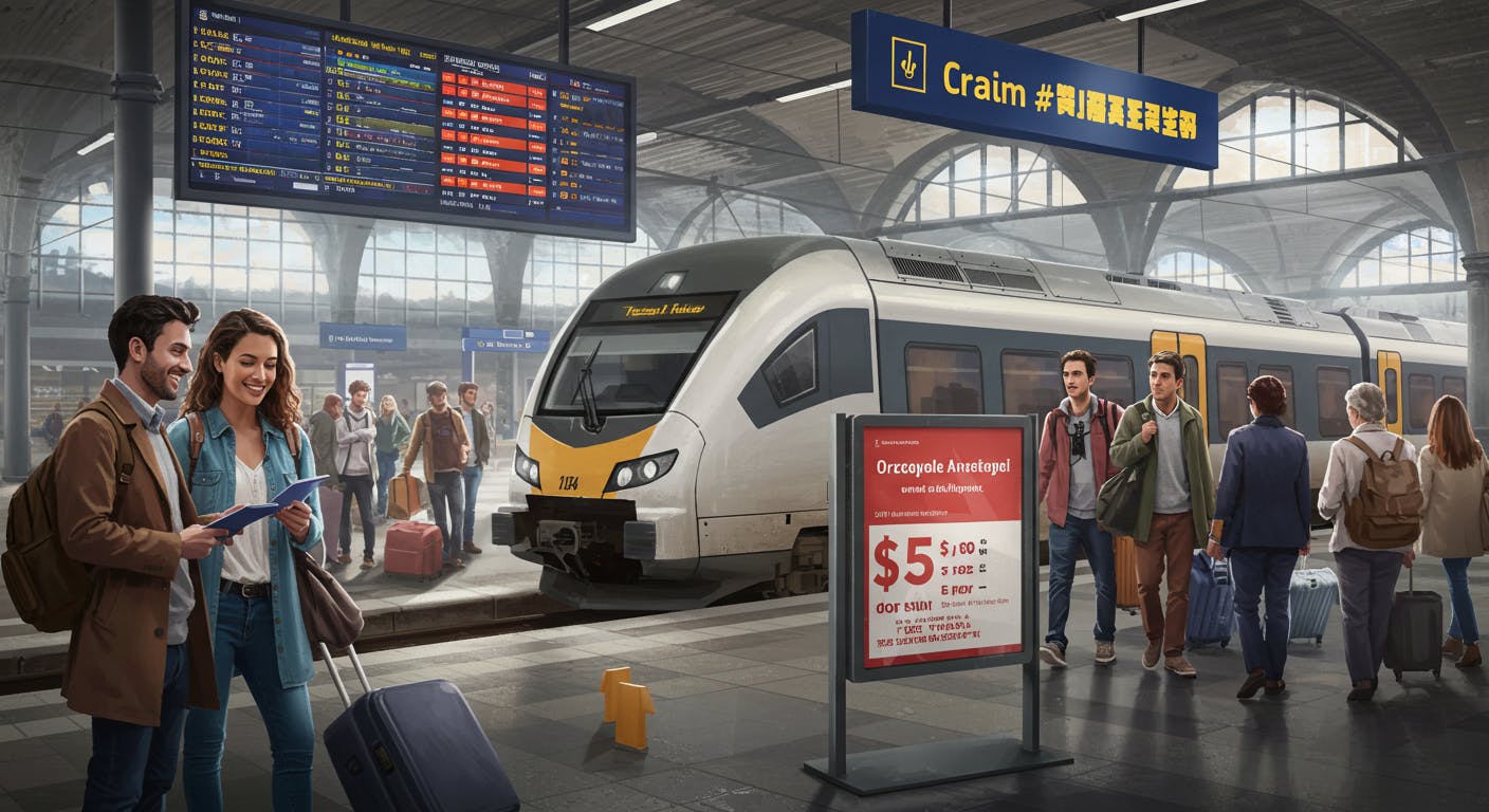 Traveling by train can often be more economical than flying, especially when booking in advance and considering additional flight costs.