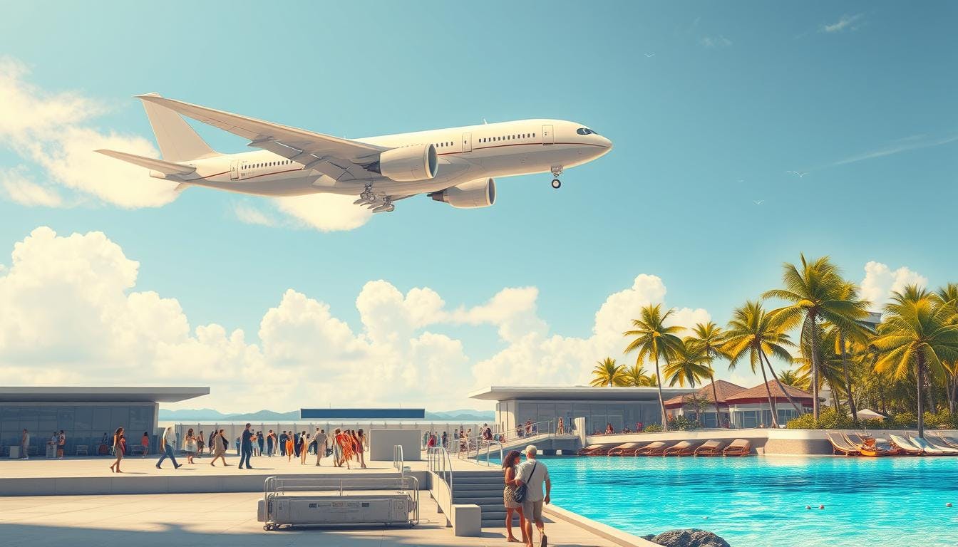 comparing factors affecting travel emissions, including flight distance, accommodation type, transportation mode, activity impact, and seasonal energy use