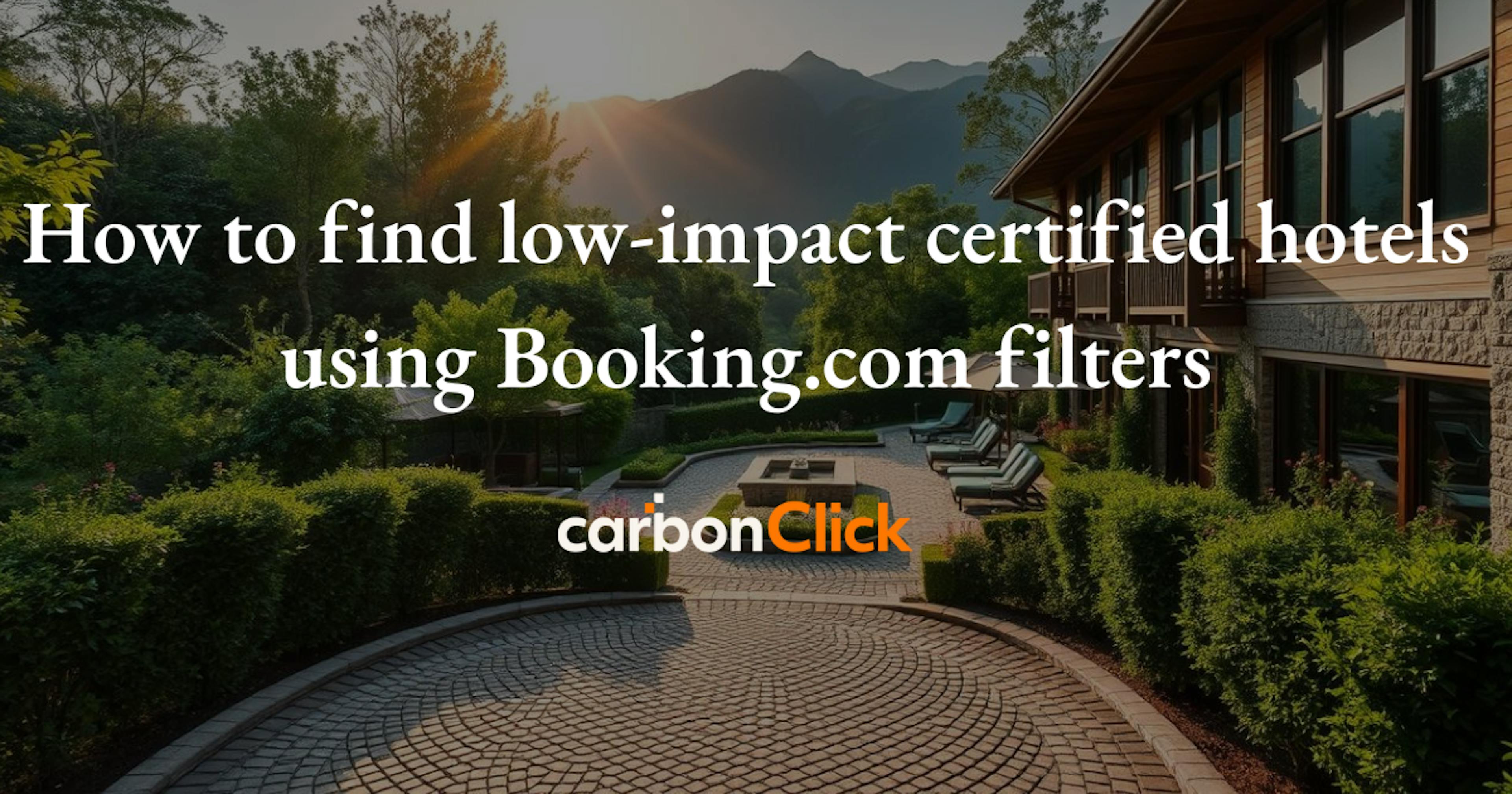  low-impact certified hotels 