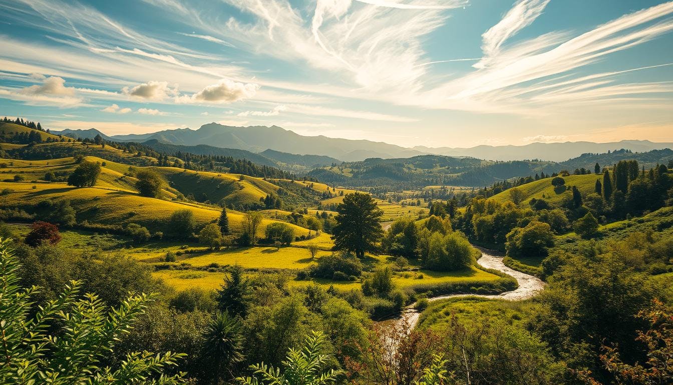 A beautiful overview of A rich vegetation with well structured footpath.